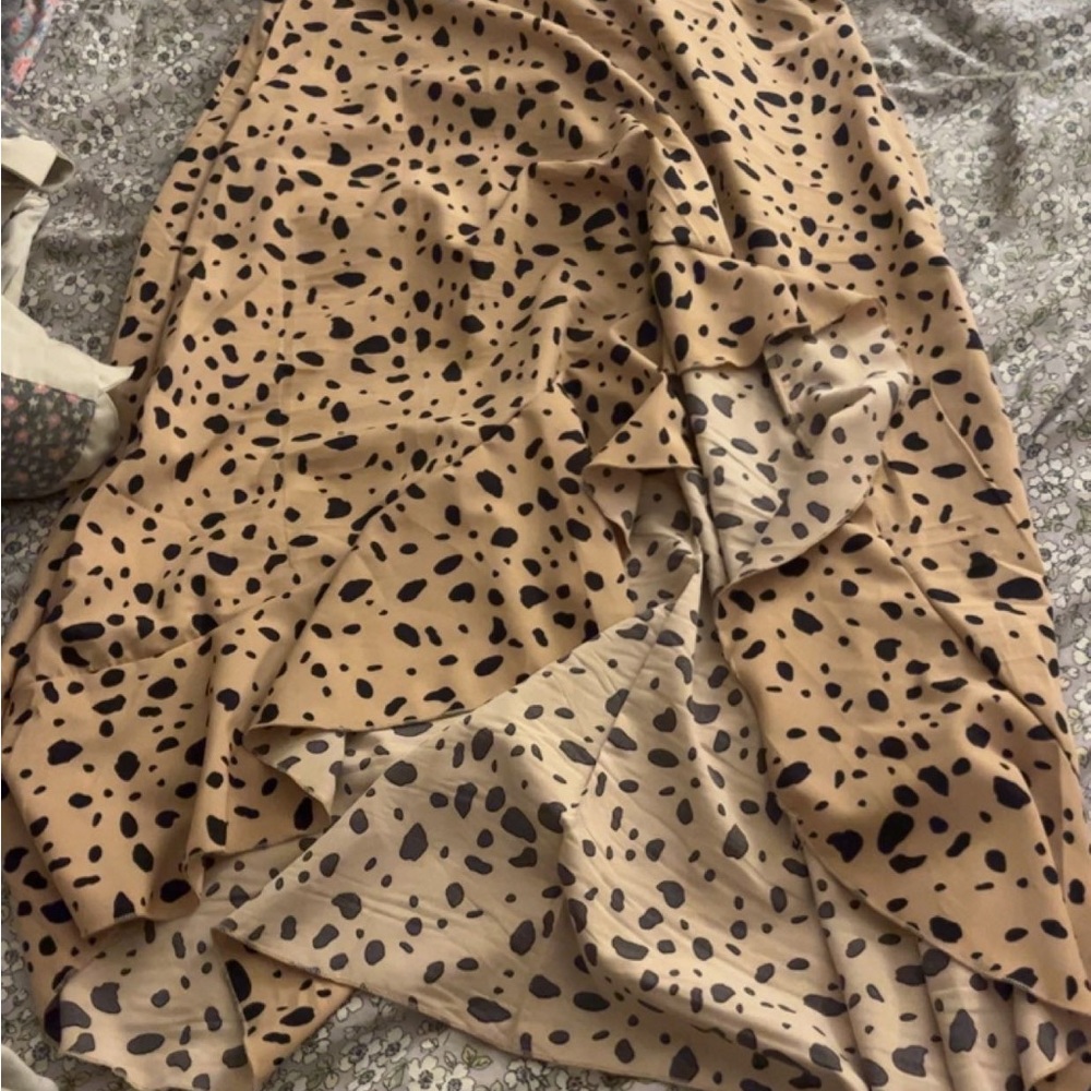 Leopard skirt nwt